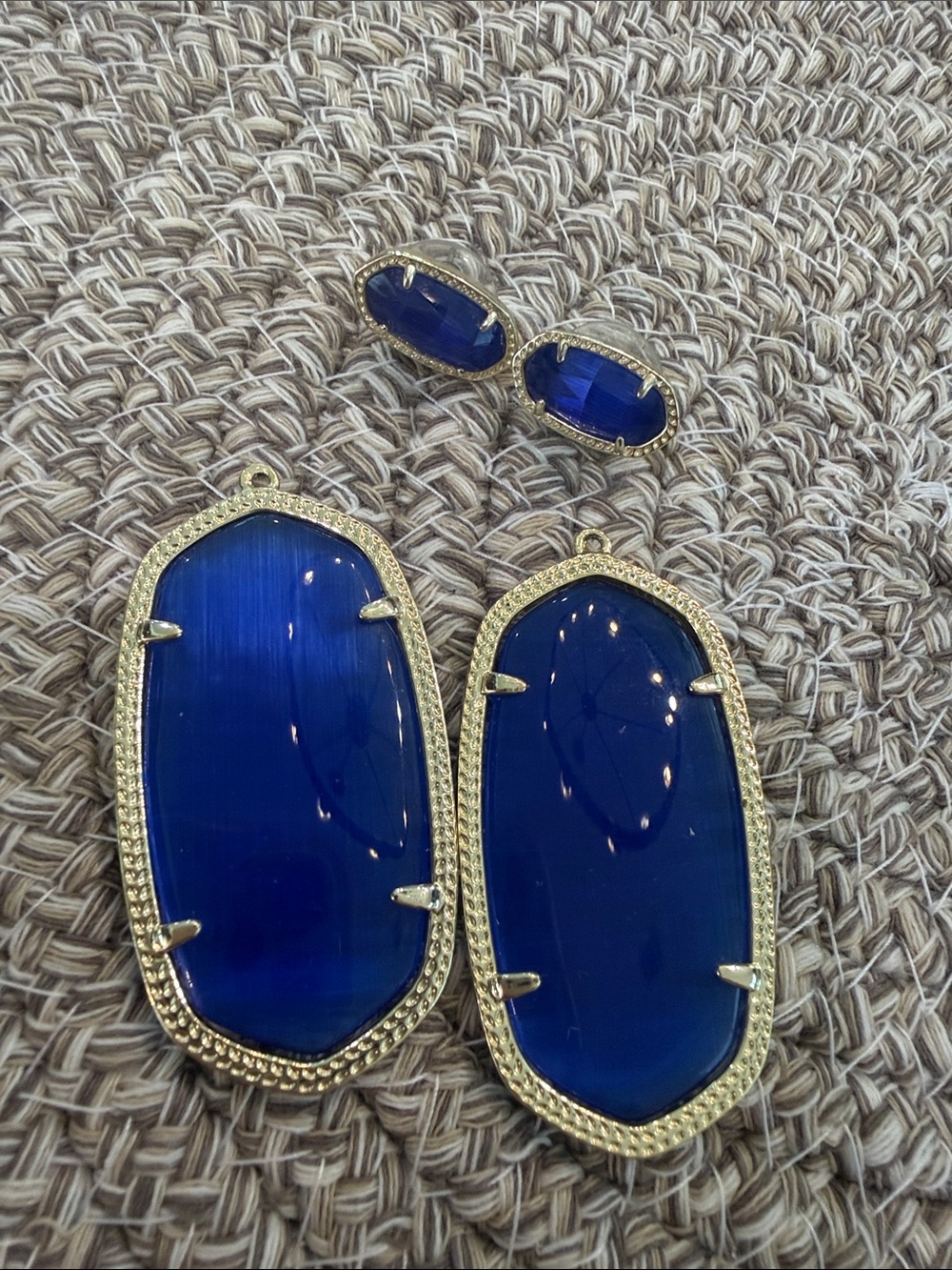 Kendra Scott Blue Drop & Stud set